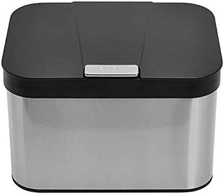 Compost Bin for Countertop, 1.13 Gallon, Black