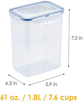 LOCK & LOCK LocknLock Easy Essentials Airtight Rectangular Tall Food