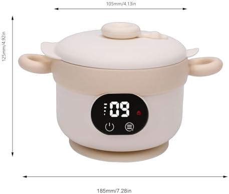 Asixxsix Baby Food Warmer, Rechargeable Waterless Heating Heated Lunch