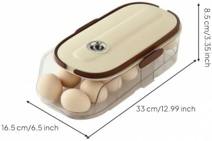 Kitchen Egg Container Egg Holder Organizer Dispenser With Transparent