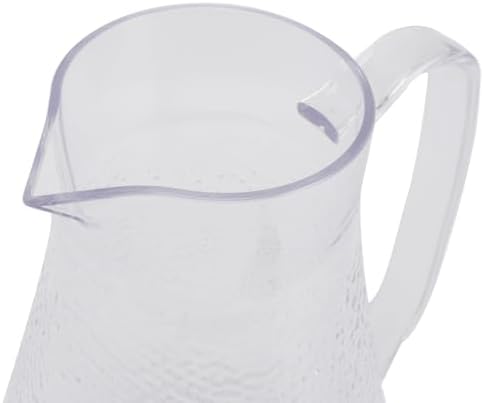 Qiilu Durable Glass Water Pitcher with Lid for Fridge – 1500ml Acrylic
