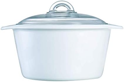 Luminarc Vitro Blooming Round Ceramic Casserole Dish With Lid, 5 Quart