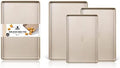 HONGBAKE Half Cookie Sheet 17.5x12 Inches and Half/Quarter/Jelly Roll