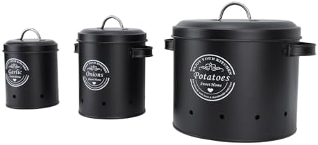 CCYLEZ Potato Storage Bin, Airtight Sealed Design Large Capacity