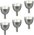 6Pcs Kitchen Funnels, Food Grade Stainless Kitchen Funnels, Set Narrow