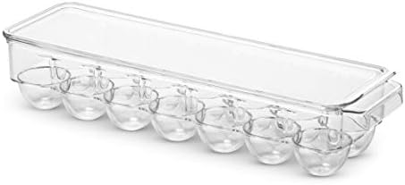 8-Pack Clear Plastic Pantry Organizer Bins