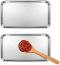 2 Pack Spoon Rest for Stove Top Kitchen Counter Stainless Steel Spoon