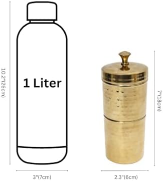 NATRIEL Traditional Brass Filter Coffee Maker