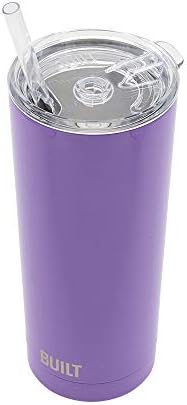 BUILT Double Walled Stainless Steel Tumbler Set with Replacement Lid