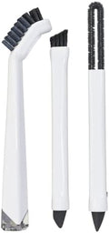 Small Cleaning Brush Set 3pcs—Crevice Brushes for Cleaning—Scrub
