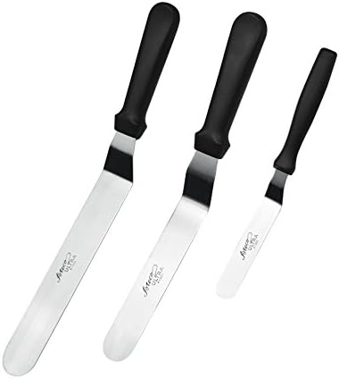 Ateco Ultra Offset Stainless Steel Spatula Set, 3-Piece