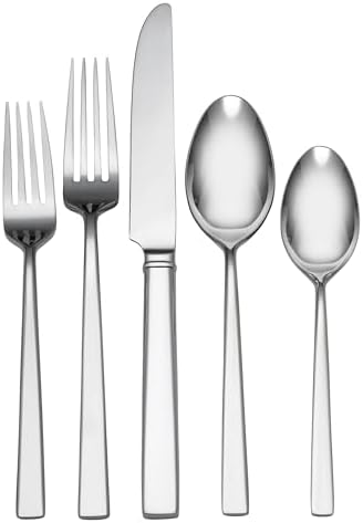 Reed & Barton Cole 65Pc Flatware Set, 65 Piece, Silver