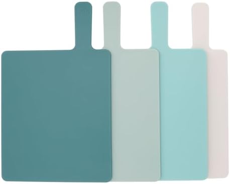 Plastic Cutting Board, 4PCS Cutting Board Set, Color Coded Chopping
