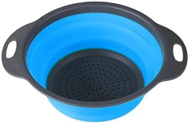 Silicone Collapsible Colander Vegetable Fruit Washing Strainer