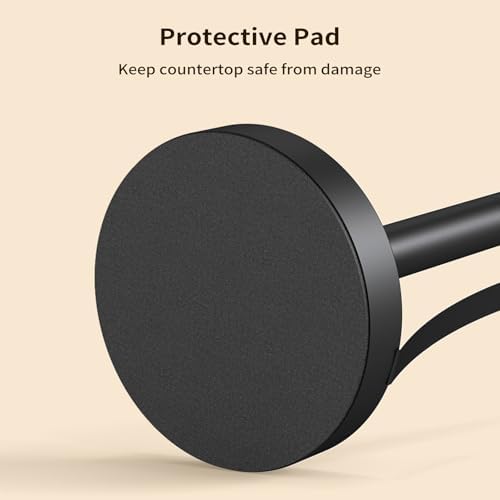 YUMORE 4.2lbs Paper Towel Holder, Black