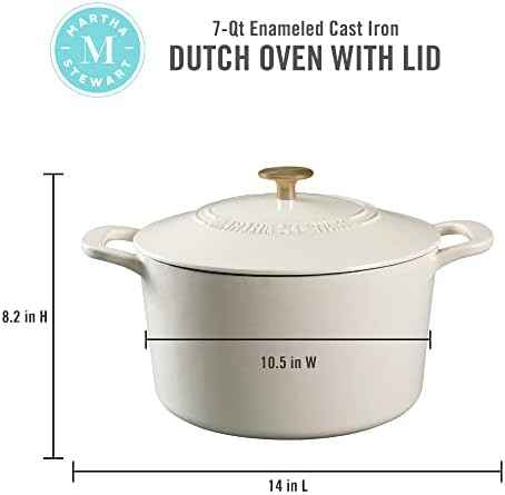Martha Stewart Lockton Premium Nonstick PFA Free Ceramic Interior