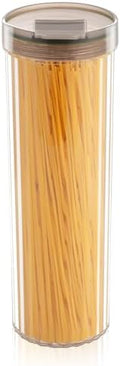 Tall Spaghetti Pasta Storage Container - 48oz Clear Pasta Holder