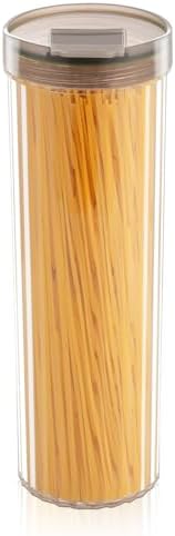 Tall Spaghetti Pasta Storage Container - 48oz Clear Pasta Holder
