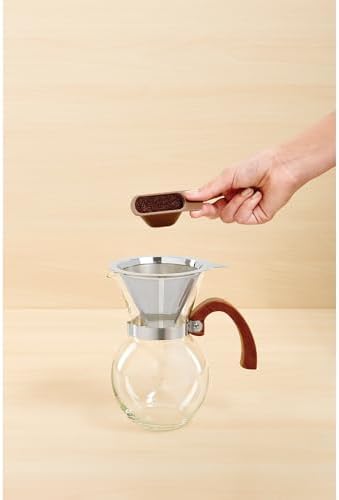 Fino Pour-Over Coffee Maker, Borosilicate Glass, 4 Servings