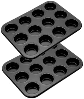 2-Pack 12-Cup Muffin Pan, Nonstick Bakeware