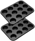 2-Pack 12-Cup Muffin Pan, Nonstick Bakeware