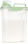Airtight Rice Container 5-10Lbs, 5Qt Flour Storage Bin BPA-Green