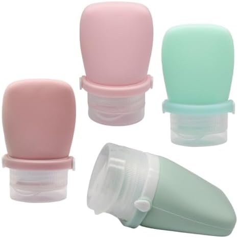 4pcs 1oz Travel Bottles for Toiletries, 30ml Leakproof Containers