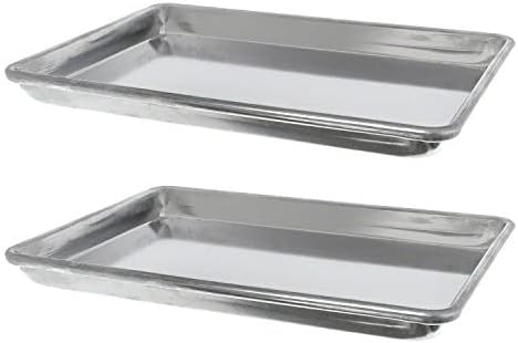 TrueCraftware- Quarter Size Aluminum Sheet Pan 9-1/2" x 13" Baking