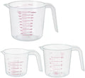 DTDNZKN 3 Pack Measuring Cups, 250ml (1-Cup), 500ml (2-Cup) &1000ml