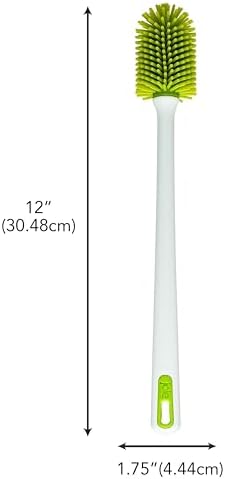 Joie Bottle Brush, Silicone Scrubber with Long Handle, Ideal for