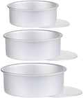 Round Cake Pan with Removable Bottom, Set of 3