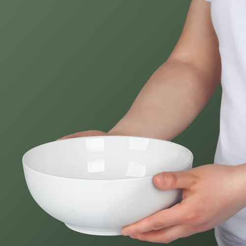 60 oz Large Soup, Ramen, Pho, Noodle, and Salad Bowl Set of 3, 8 in