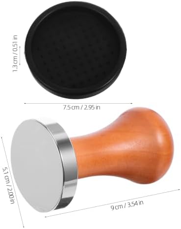 ibasenice Espresso Hand Tamper, 51mm Tamper Coffee Ground Press Tool &