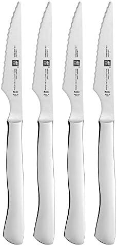 ZWILLING 4-pc Serrated Steak Knife Set, Stainless Steel