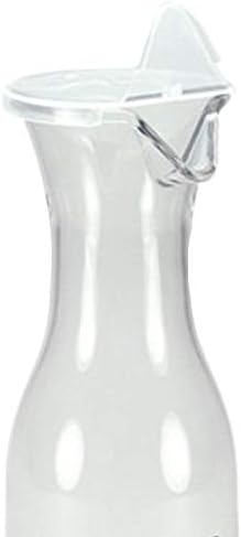 Tiger Chef 12 Ounce Clear Acrylic Carafe With Spout And Lid Serving