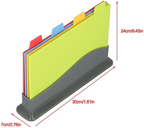 PP Thickened Cutting Board Set with Handle, Plastic Chopping Board