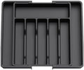 Expandable Drawer Organizer, 8 Compartments, BPA-Free Plastic, Matte