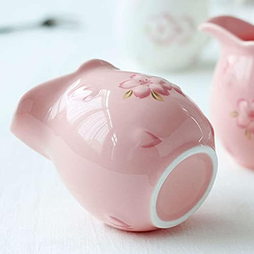 Ceramic Sugar Bowl, Ceramic Sugar Bowl with Lid and Milk Jug, Cream