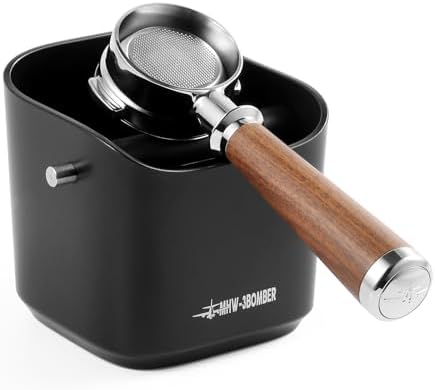 MHW-3BOMBER Espresso Knock Box, 1.2L(15 Cups) Coffee Knock Box with