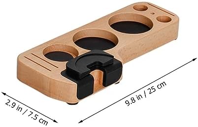 Coffee Powder Tamper Base Stand Wooden Holder for Espresso Tools