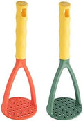 2pcs Potato Masher Manual Masher Kitchen Masher Non-Scratch Nonstick