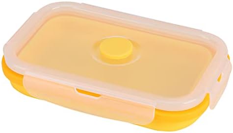 Tyenaza Portable Lunch Box, Silicone Collapsible Lunch Box Bowl