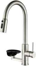 Kitchen Faucet with Cup Washer and Glass Rinser