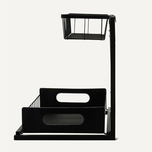 Amazon Basics L-Shape Under Sink Storage Pull Out Cabinet Organizer