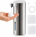 Automatic Foaming Hand Soap Dispenser, Rechargeable Stainless Steel
