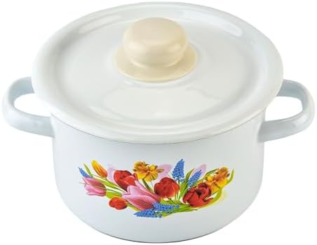 Enamel Cooking Pot with Enamel Lid