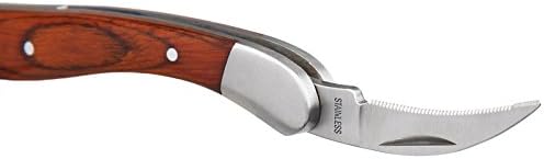 Waiters Corkscrew - 3 in 1 Stainless Steel Wine Opener with Rosewood