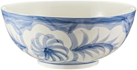 Maxdot Blue and White Chinoiserie Pasta Bowl 12 X 12 X 6 Inche