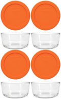 Pyrex 7200 2-Cup Glass Bowls, 4-Pack