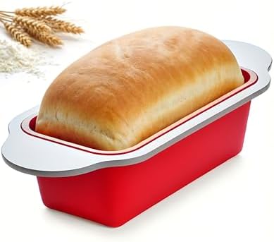 Boxiki Kitchen Premium Non-Stick Silicone Bread Loaf Pan, 9x5 Inches